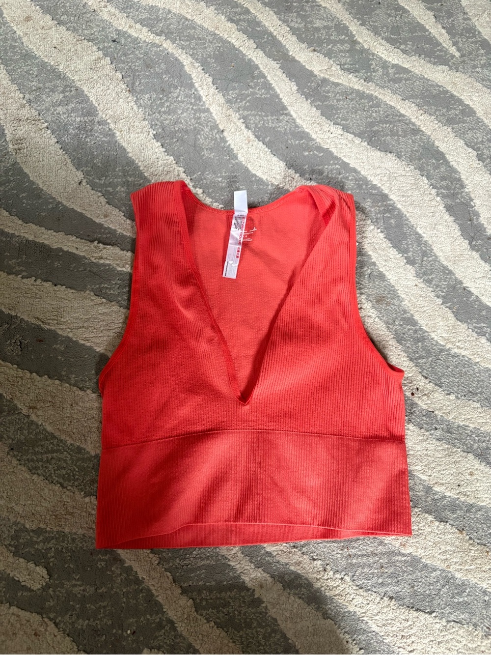 Urban outfitters out from under Sleeveless V-Neck Ribbed Crop Top